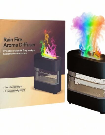 Diffuseur d’Arômes Effet Flamme - 4.5 W - Noir