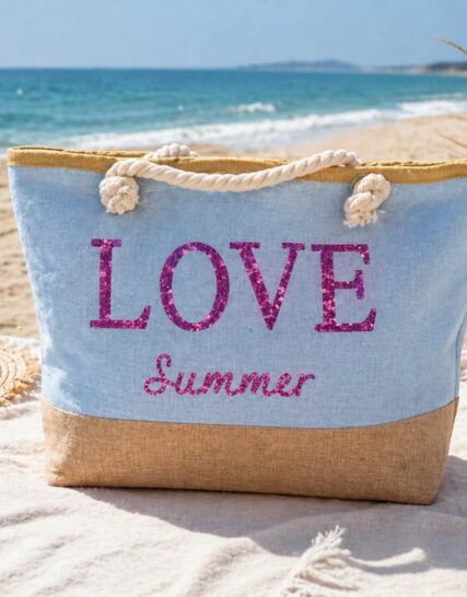 Sac de Plage Élégant & Pratique – Votre Compagnon Idéal pour l'Été