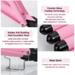 Fer-a-Friser-Chauffant-pour-Cheveux-Boucleur-a-3-tubes-22mm