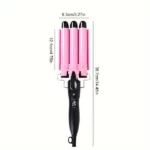 Fer-a-Friser-Chauffant-pour-Cheveux-Boucleur-a-3-tubes-22mm