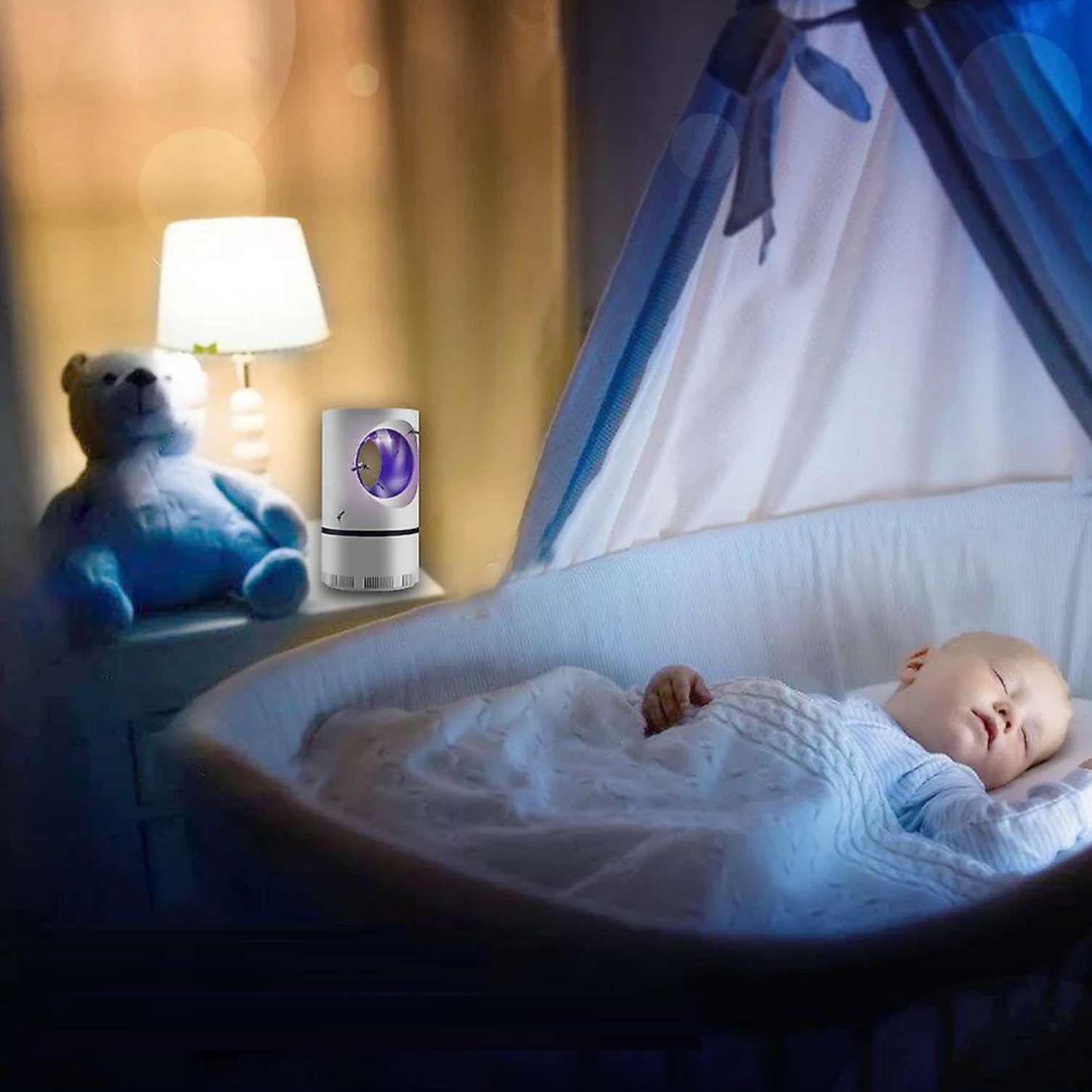 Lampe antimoustique UV à aspiration photocatalytique – XM888 - Forsa-Store - 3