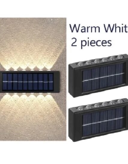 Pack De 2 Appliques Solaires Sans Fil 12 LED - Forsa-Store