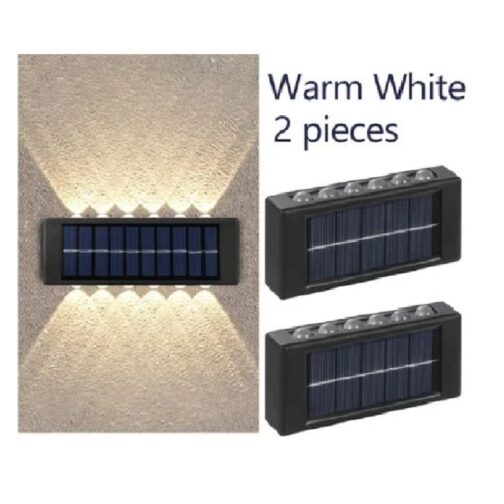 Pack De 2 Appliques Solaires Sans Fil 12 LED – Forsa-Store