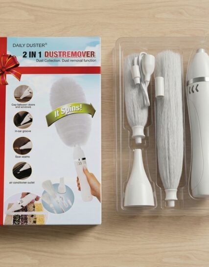 Plumeau Électrique 2-en-1 Rechargeable