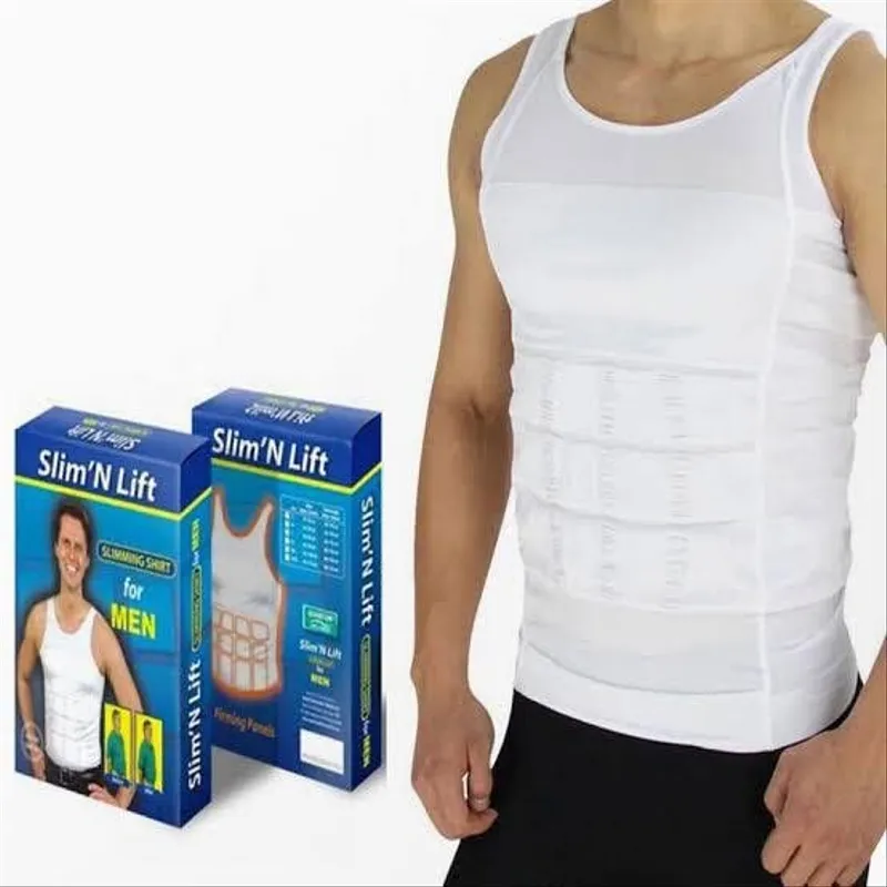 Debardeur Slim & Lift 'Ventre mince et extensible' قميص شد البطن للرجال - 2