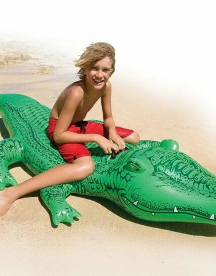 Crocodile Gonflable Intex – 168 x 86 cm