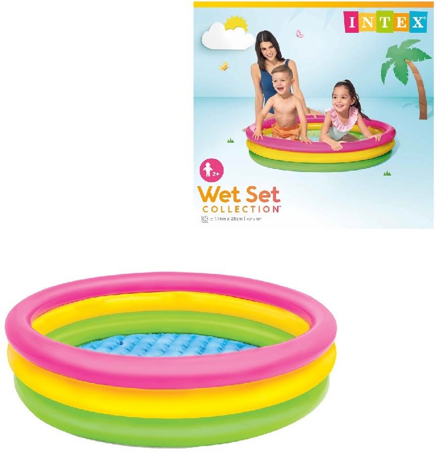 Piscine Intex Sunset Glow 114 × 25 cm Piscine Intex Sunset Glow 114 × 25 cm