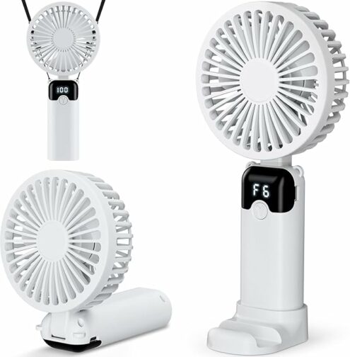 Ventilateur Portable LED à Affichage Digital – 2
