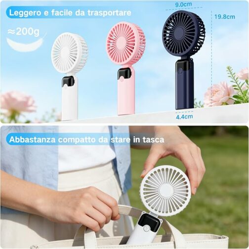 Ventilateur Portable LED à Affichage Digital – 2