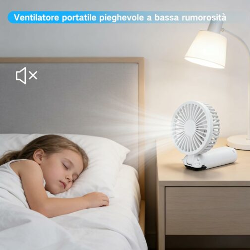 Ventilateur Portable LED à Affichage Digital – 2