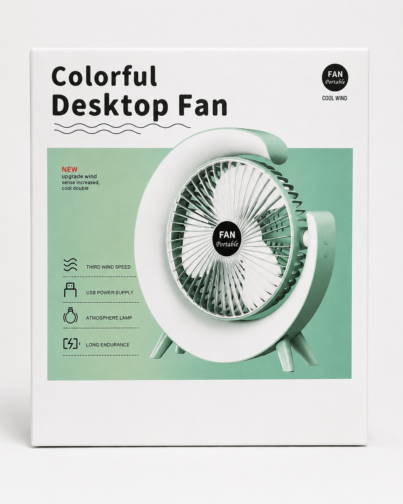 colorful desktop fan – 1