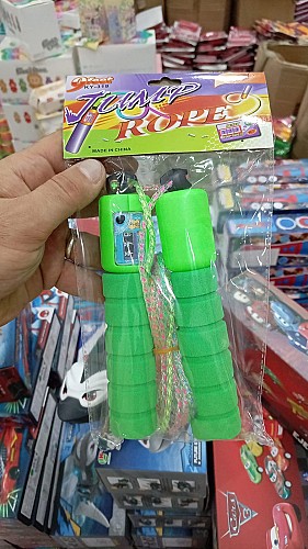 Corde à Sauter avec Compteur Vert