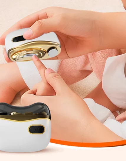 Coupe-Ongles et Polisseur Électrique 2-en-1