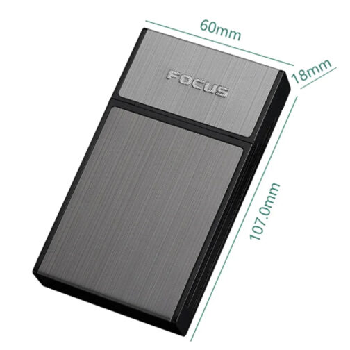 Étuis à cigarette pour slim vogue en métal brossé