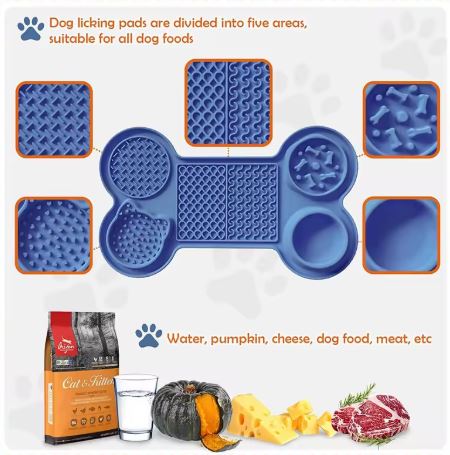 Gamelle Anti-Glouton en Silicone pour Chien