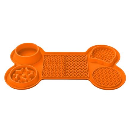 Gamelle Anti-Glouton en Silicone pour Chien