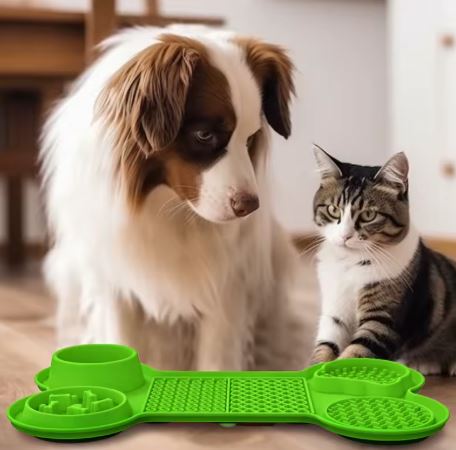 Gamelle Anti-Glouton en Silicone pour Chien