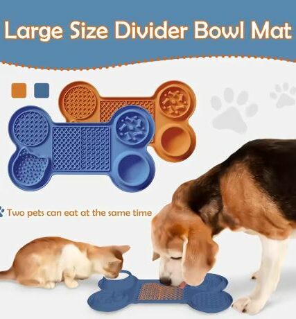 Gamelle Anti-Glouton en Silicone pour Chien