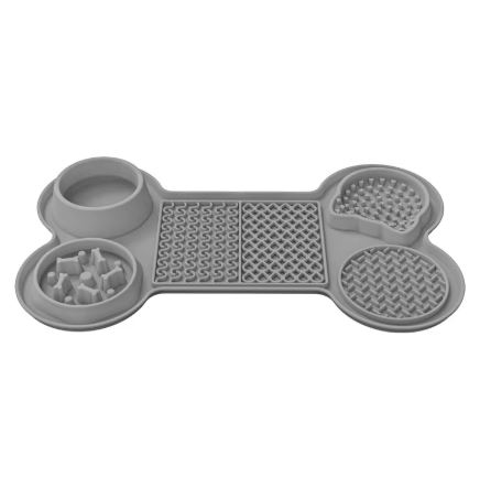 Gamelle Anti-Glouton en Silicone pour Chien