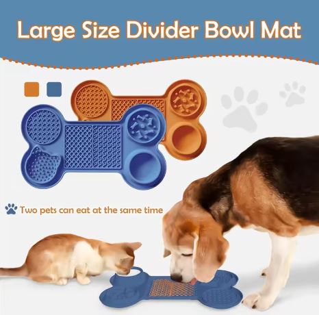 Gamelle Anti-Glouton en Silicone pour Chien