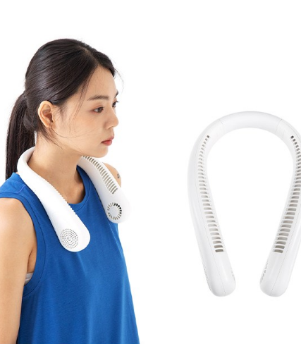 Ventilateur de cou portable rechargeable, climatiseur de cou