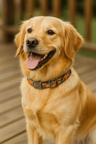 Le collier chic réglable que tous les chiens adorent