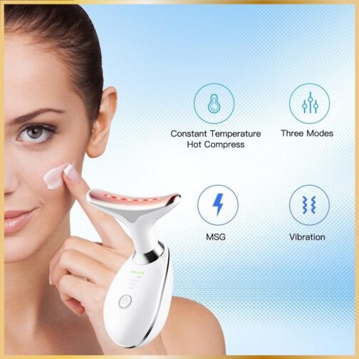 Massage Facial Vibrant – Ultra Lifting avec 7 LED