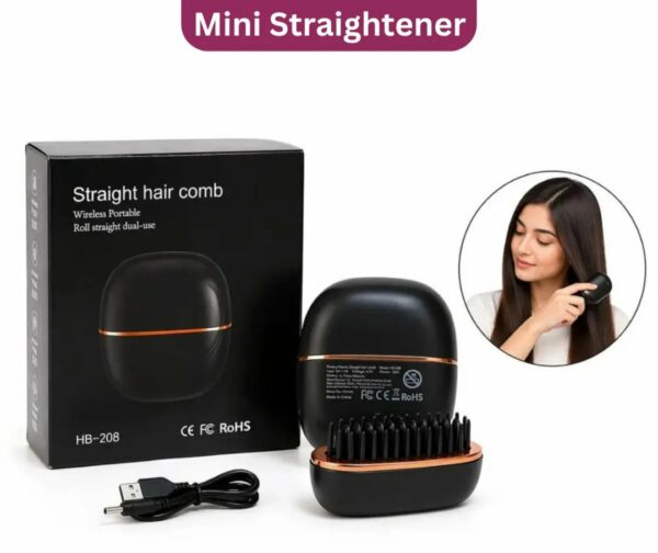 HB-208 Rechargeable Mini Hair Straightener