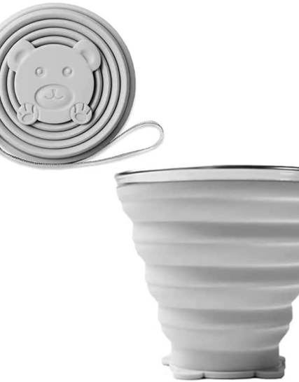 Tasse Silicone Pliable - 250ml - Gris