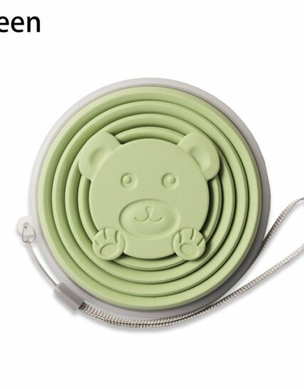 Tasse Silicone Pliable - 250ml - Vert