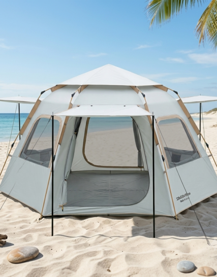 Tente Hexagonale 8 places Automatique