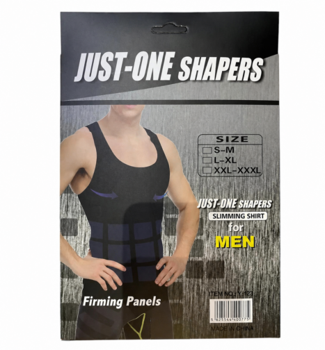 Débardeur à maigrissant pour homme gym One Shapers Slimming Shirt Blanc