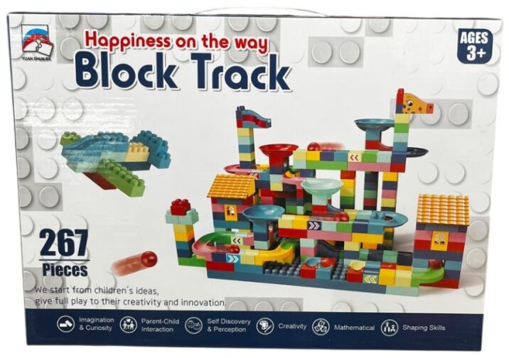 Jeu de construction Block Track -267 pièces – 1