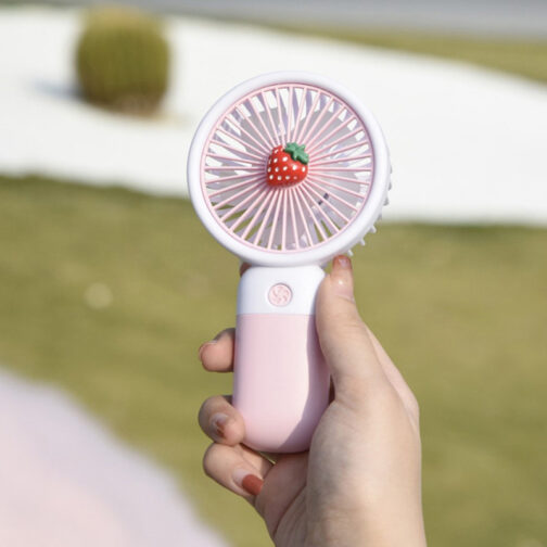 Mini Ventilateur à Main avec Batterie Rechargeable USB et Support Move