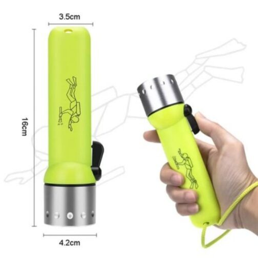 Torche Sous Marine Professional Flashlight – Jaune