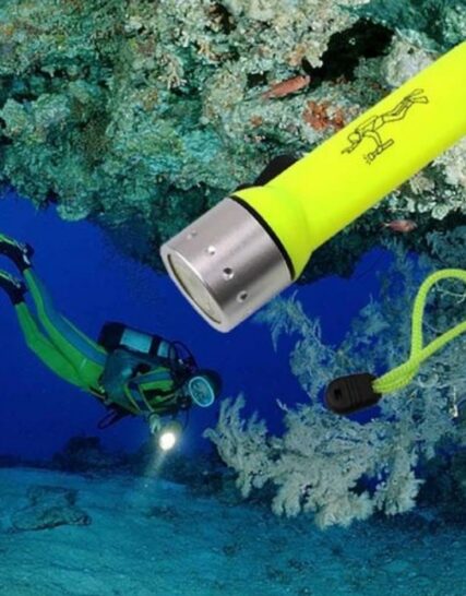 Torche Sous Marine Professional Flashlight - Jaune