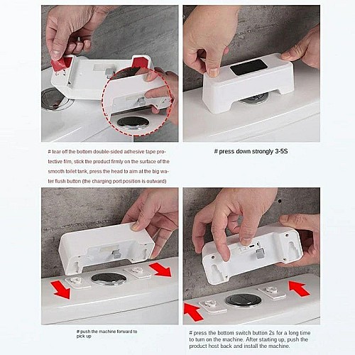 Chasse d’Eau Automatique à Capteur Infrarouge