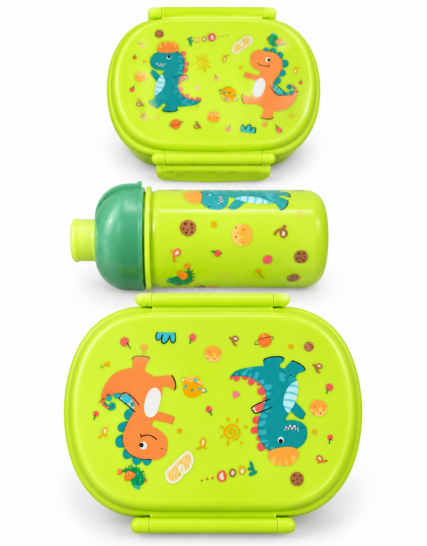 Lunch Box Enfant - Vert Citron – Dino Friends