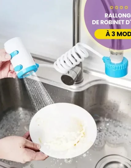 Rallonge de robinet d’évier à 3 modes