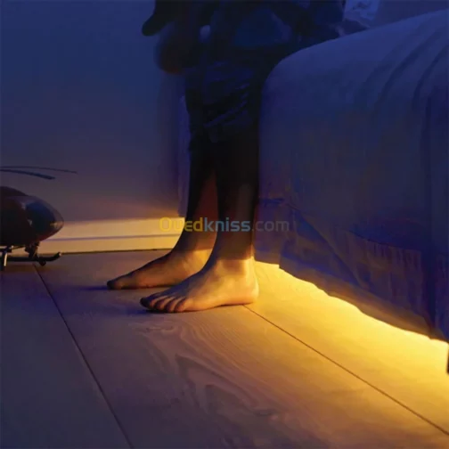 Ruban LED 5m Blanc Chaud 3000K Détection Mouvement et Contrôle APP